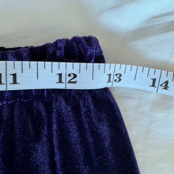 Royal Purple Velvet Long Sleeved Shirt and Maxi Skirt Set - Picture 15 of 16